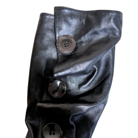 Les Tropeziennes Leather Boots 4" Heels (Italian) • Black • EU 36 - Picture 7 of 14